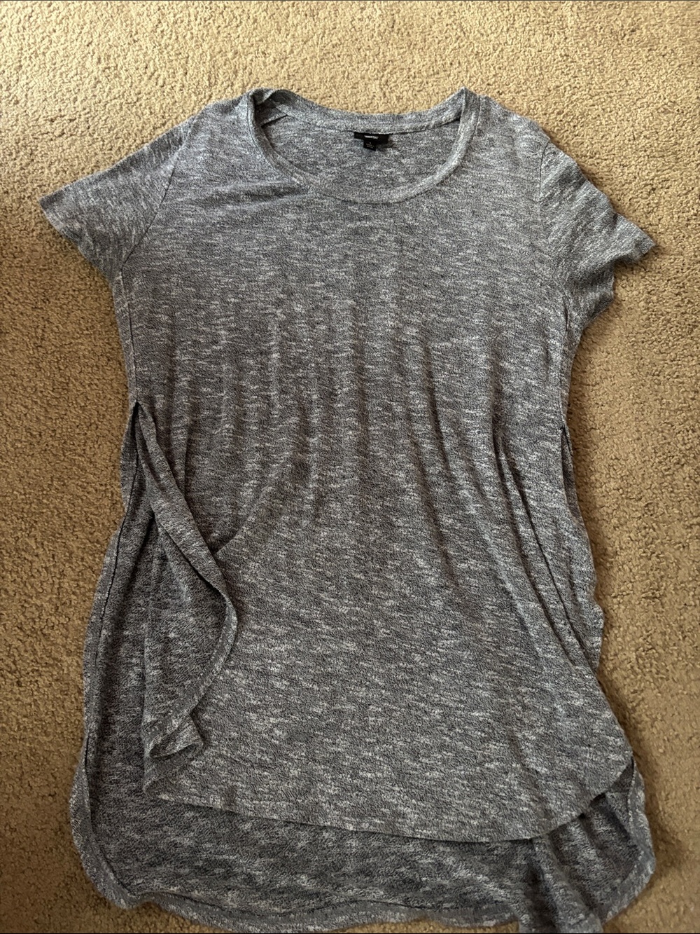 Gray Long T-Shirt